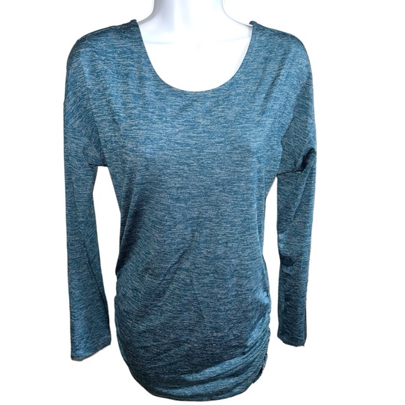 Women’s Lucy Blue Long Sleeve Workout Top - XS - Picture 1 of 9